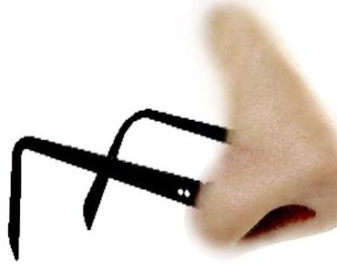 Brille mit Parfum für Nasenmenschen