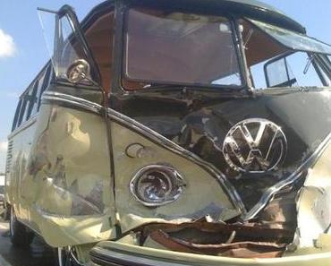 Unfall Bilder von luftgekühlten Volkswagen und Porsche