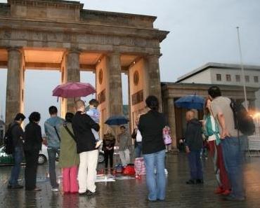 Fotos der heutigen Mahnwache am Brandenburger Tor