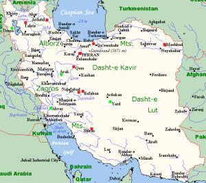 Landkarte des Protestes