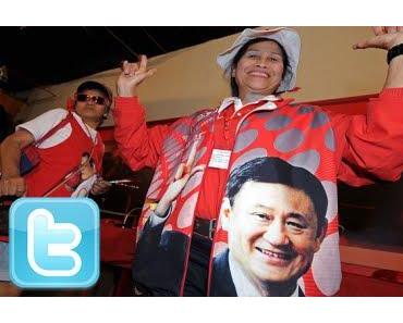 Thaksin "zwitschert" an seinem 61. Geburtstag für den Frieden