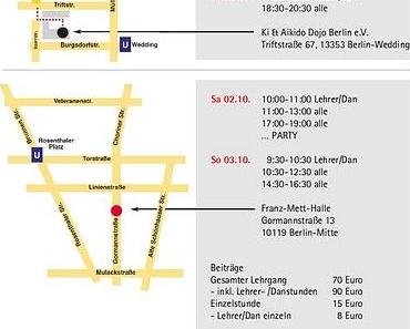 Herbst-Seminar mit Doshu Yoshigasaki Sensei in Berlin