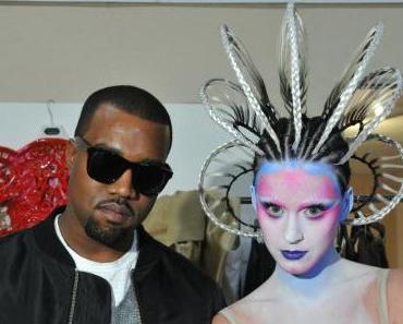 Katy Perry als Alien mit Kanye West