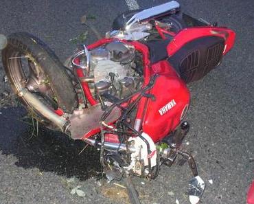 Biker bei Motorradunfall B27 schwer verletzt