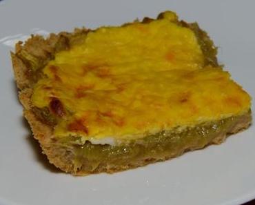 Rhabarberkuchen mit Guss  (ovo-lacto-vegetarisch)