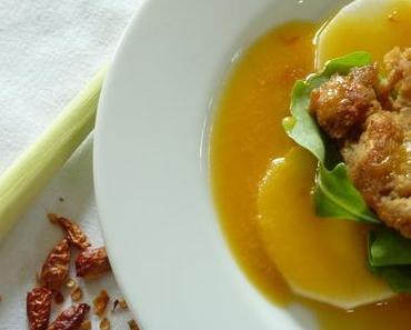 Rettich mit scharfer Orangenjus