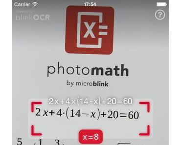 PhotoMath – Der Weltweit Smarteste Kamerarechner