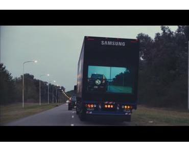 Samsung „Safety Truck“: sicheres Überholen dank „durchsichtigem“ Lkw