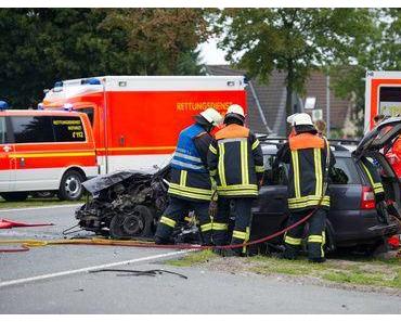 Schwerer Verkehrsunfall A20