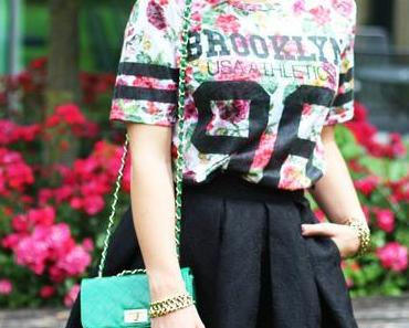 Floral Baseball Shirt