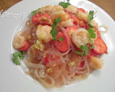 Glasnudel-Erdbeer-Salat