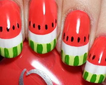 [Nails] Watermelon-Nails mit Orly "Terracotta"