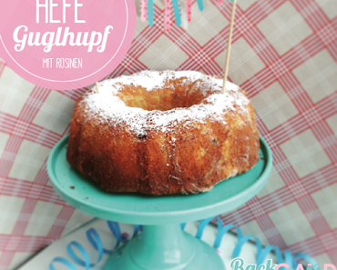 Hefe-Guglhupf mit Rosinen