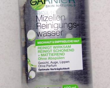 [Review] Garnier Mizellen Reinigungswasser Mischhaut & empfindliche Haut*