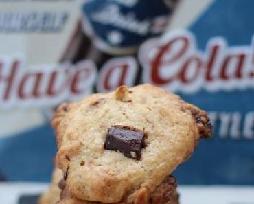 Double Chocolate Cookies mit gebrannten Mandeln