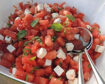 Wassermelonensalat mit Feta