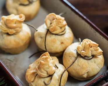 Eierschammerl Erdäpfel Strudeltascherln