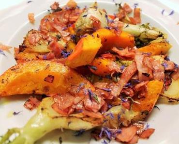 Kürbis-Fenchel-Schinken Mix