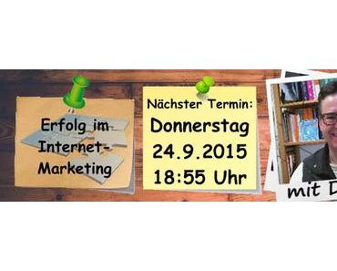 Webinar am Donnerstag: "Erfolg im Web"