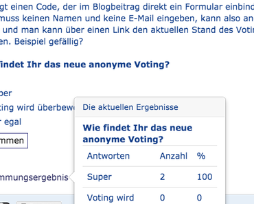 Update des Votingtools
