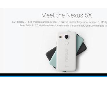 Google hat sein neues Nexus 5X Smartphone vorgestellt