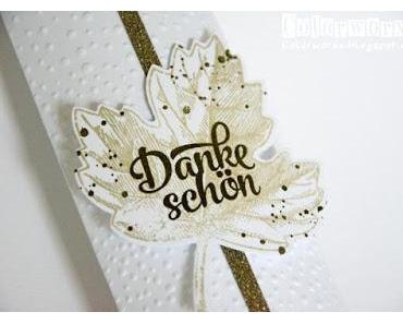 Eine herbstliche Pillowbox als Dankeschön