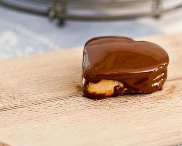 Schoko-Brioche Domino Herzen für Chocoholics ♥{promotion}