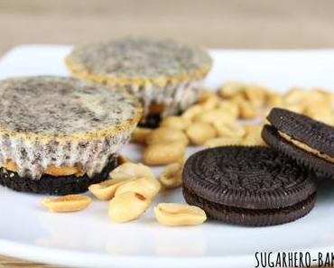 Peanutbutter-Oreo Cheesecake Muffins