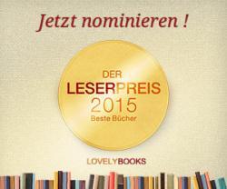 LovelyBooks Leserpreis 2015 – Start der Nominierungsphase