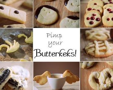 Pimp your Butterkeks! { 8 grandiose Ideen, um Eure Butterplätzchen optisch noch aufzumotzen!}