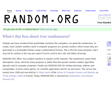 Auslosung Gewinnspiel dm Box