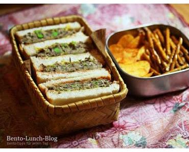 Bento# 165: Sandwich-Bento mit Chips und Salzstangen