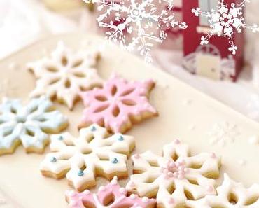 Schneeflocken Kekse und Weihnachtsshop bei Blueboxtree Parties