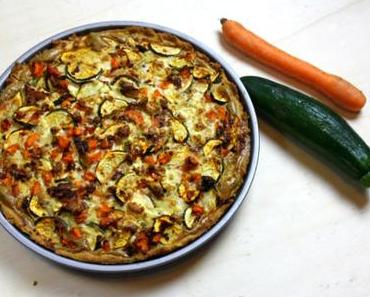 Bloggerwoche „Wintergemüse“: Karotten-Zucchini Quiche