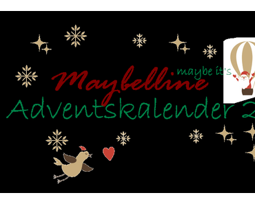 Maybelline Adventskalender 2015 - Inhalt