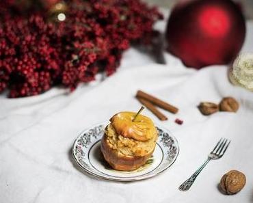 Bratapfel mit Zimtreispudding-Füllung