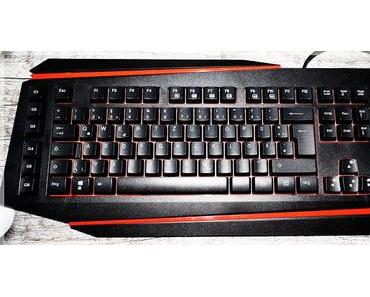 aLLreLi K9500U Gaming-Tastatur mit Beleuchtung und 9 anpassbaren Tasten im Test