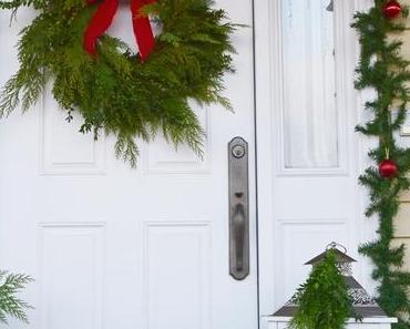 Veranda im weihnachtlichem Kleid