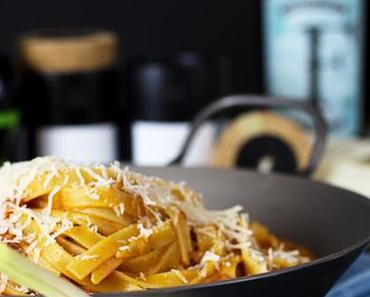 Winterpasta mit Gin - Soulfood für die kalte Jahreszeit