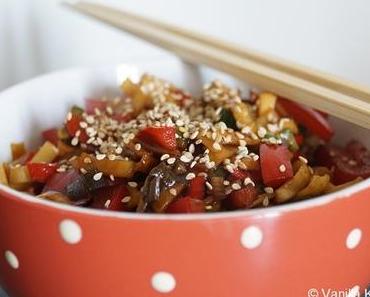 Die einfachen Sesamnudeln von Gourmande