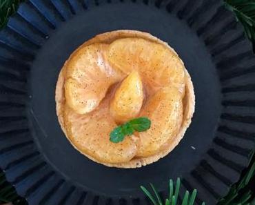 Winterliche Mandarinen Tartelettes – Lust auf Haselnuss mit Mandarine