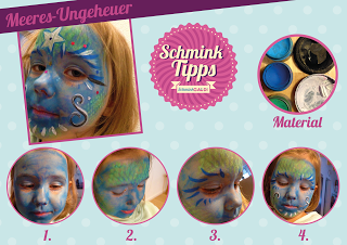 Schminktipps - Meeres-Ungeheuer