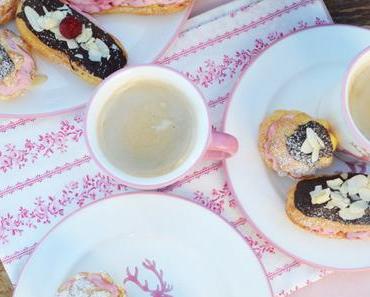 Süsses Glück in Rosa! Himbeer-Éclairs