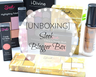 [Unboxing + erste Eindrücke] Sleek Blogger Box Dezember | Januar 2016