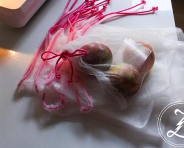 weniger Plastikmüll durch selbst genähte Beutel für Obst und Gemüse – ein DIY für blutige Anfänger inkl. Praxisfazit