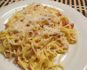 Spaghetti Carbonara – fast klassisch