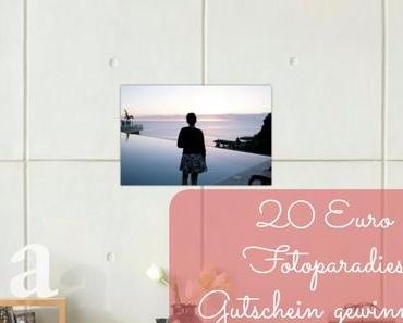3 Jahre Written In Red Letters: 20 Euro Fotoparadies-Gutschein gewinnen!