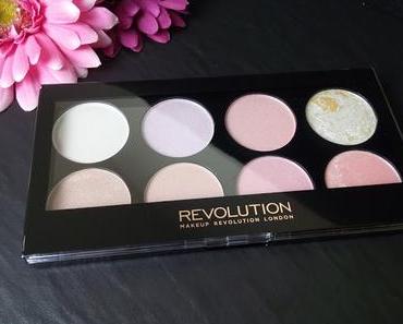 Makeup Revolution Highlighter Palette Empfehlung - Review und Swatches