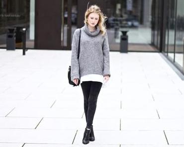 WINTER KNIT – GREY TURTLENECK