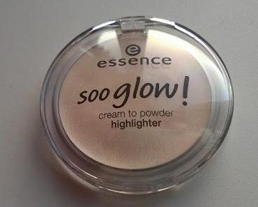 essence soo glow! cream to powder highlighter 10 look on the bright side